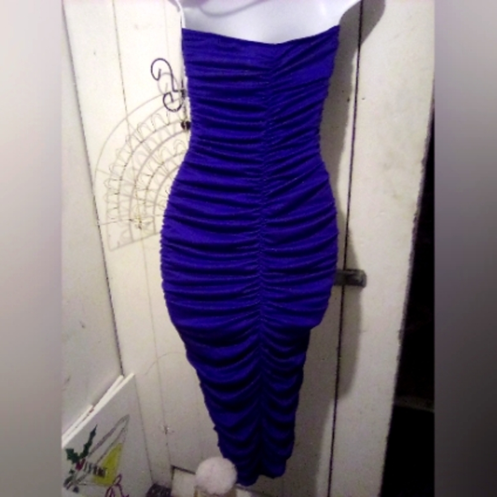 Strapless Rushe Midi Tube Dress